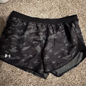 Under Armour Black/Grey Running shorts